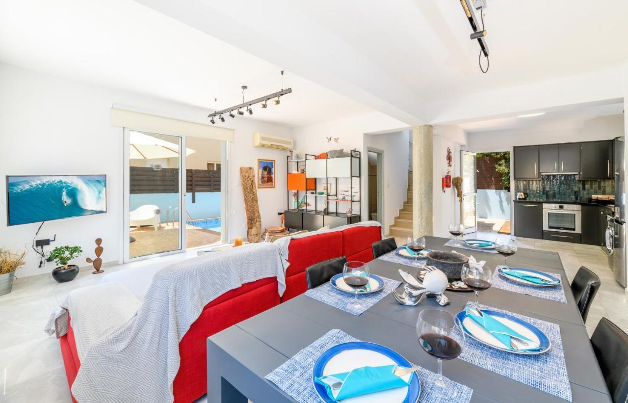 Villa Lela Serena By Ezoria Villas Protaras Bagian luar foto
